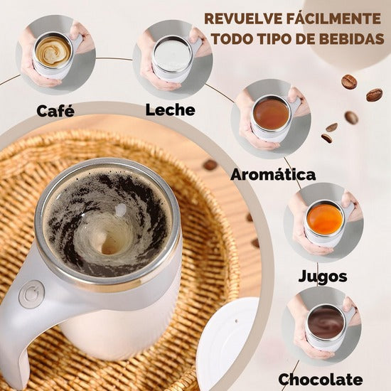 Taza Inteligente Automática – Mezcla Sin Esfuerzo con Tecnología Magnética